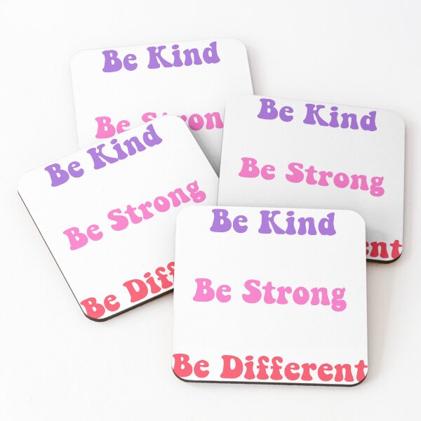 Item preview, Be Kind Be Strong Be Different Pink designed and sold by hashntoast.