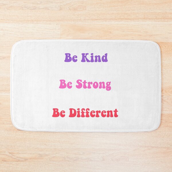 Item preview, Be Kind Be Strong Be Different Pink designed and sold by hashntoast.