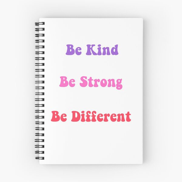 Item preview, Be Kind Be Strong Be Different Pink designed and sold by hashntoast.