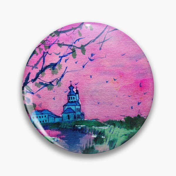 Item preview, Copy of  Kamenka River, Suzdal Russia - Vladimir Oblast (Original Painting) designed and sold by darrenyeoart.