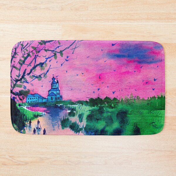 Item preview, Copy of  Kamenka River, Suzdal Russia - Vladimir Oblast (Original Painting) designed and sold by darrenyeoart.