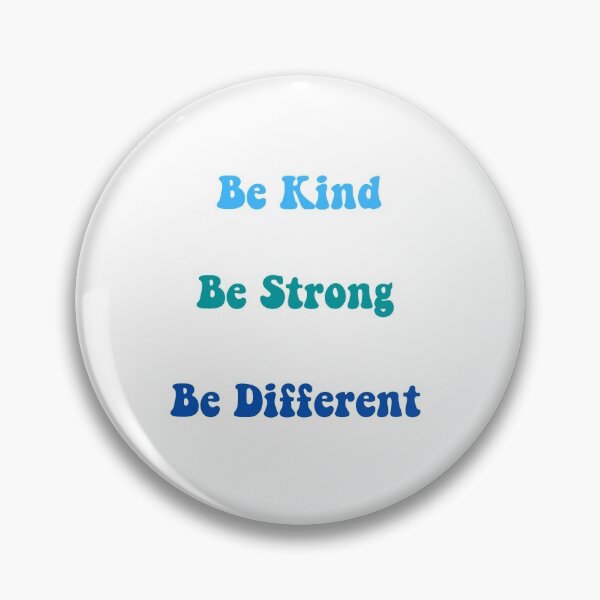 Item preview, Be Kind Be Strong Be Different Blue designed and sold by hashntoast.