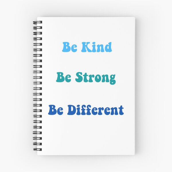 Item preview, Be Kind Be Strong Be Different Blue designed and sold by hashntoast.