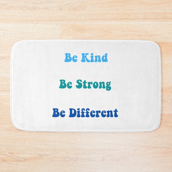 Item preview, Be Kind Be Strong Be Different Blue designed and sold by hashntoast.