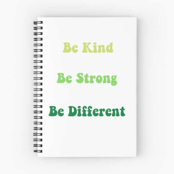 Item preview, Be Kind Be Strong Be Different Green designed and sold by hashntoast.