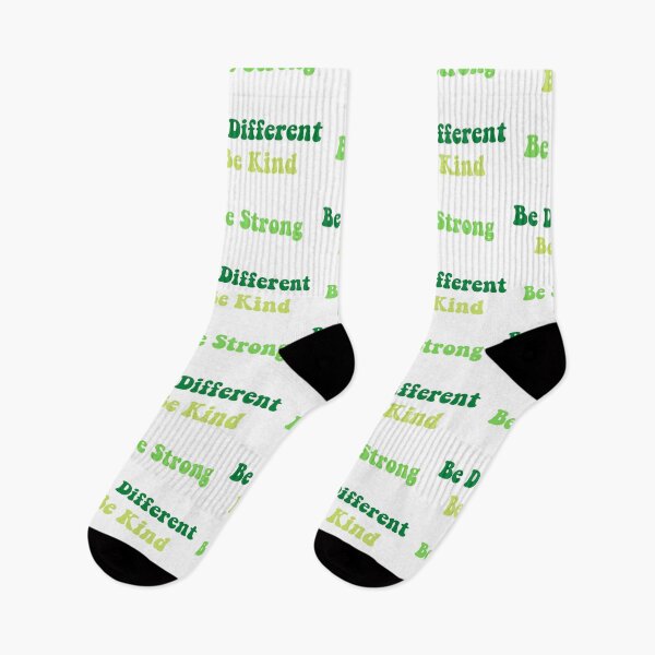 Item preview, Be Kind Be Strong Be Different Green designed and sold by hashntoast.