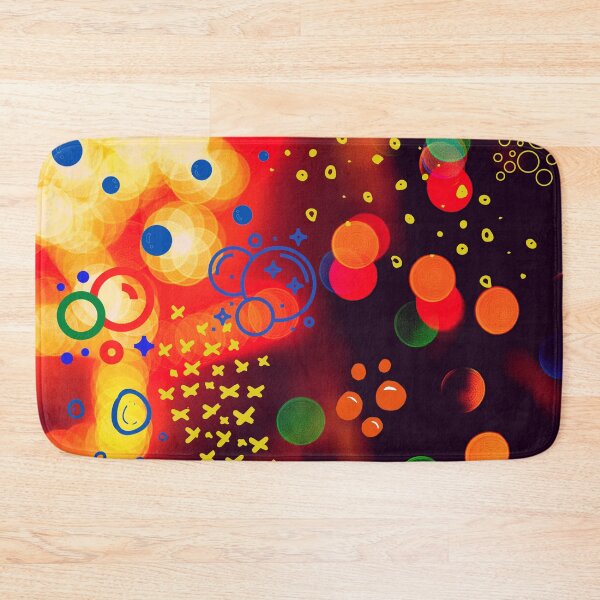 Item preview, Last Night on The Riverwalk Abstract Art Poster designed and sold by Swooncake Press.