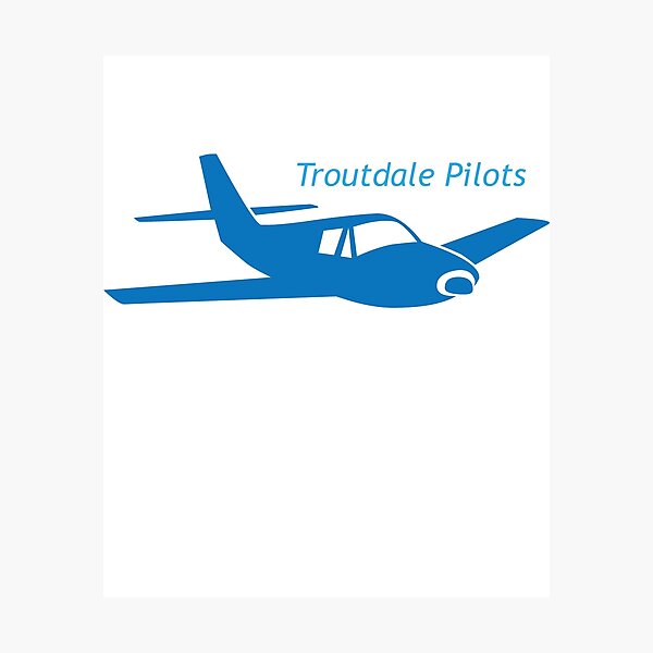 Troutdale Pilots Low Wing Photographic Print