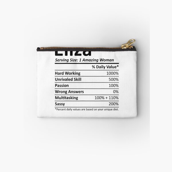 Artikelvorschau, ELIZA Nutrition Personalisierter Name Weihnachtsidee entworfen und verkauft von Cecil-Blackwell.