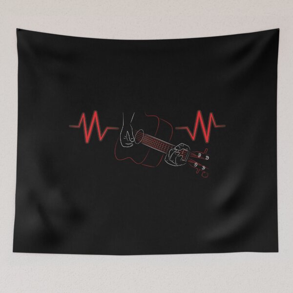Item preview, Fingerstyle Acoustic Guitarist With Heartbeat designed and sold by Passion Isles.