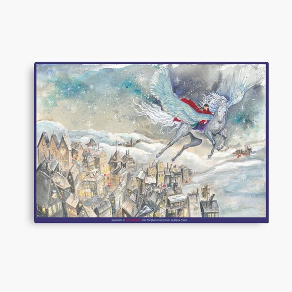 Into a Diamond Studded Sky Canvas Print