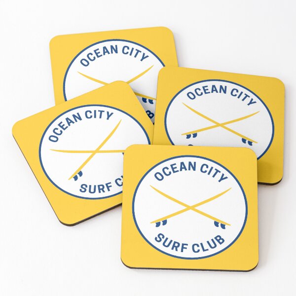 Aperçu de l'œuvre Club de surf Vintage Ocean City Maryland créée et vendue par fearcity.