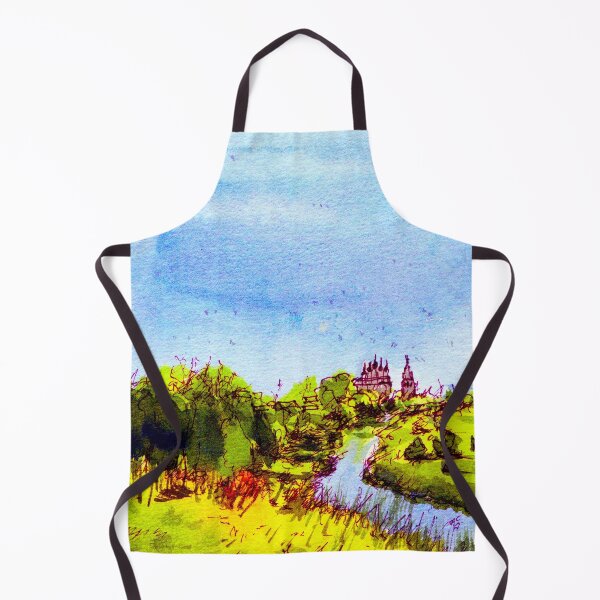 Item preview, Kamenka River 2, Suzdal Russia - Vladimir Oblast (Original Painting) designed and sold by darrenyeoart.
