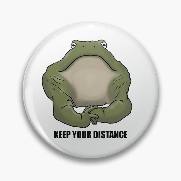 Item preview, African bull frog Keep your distance designed and sold by Binkykun.
