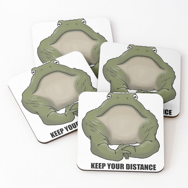 Item preview, African bull frog Keep your distance designed and sold by Binkykun.
