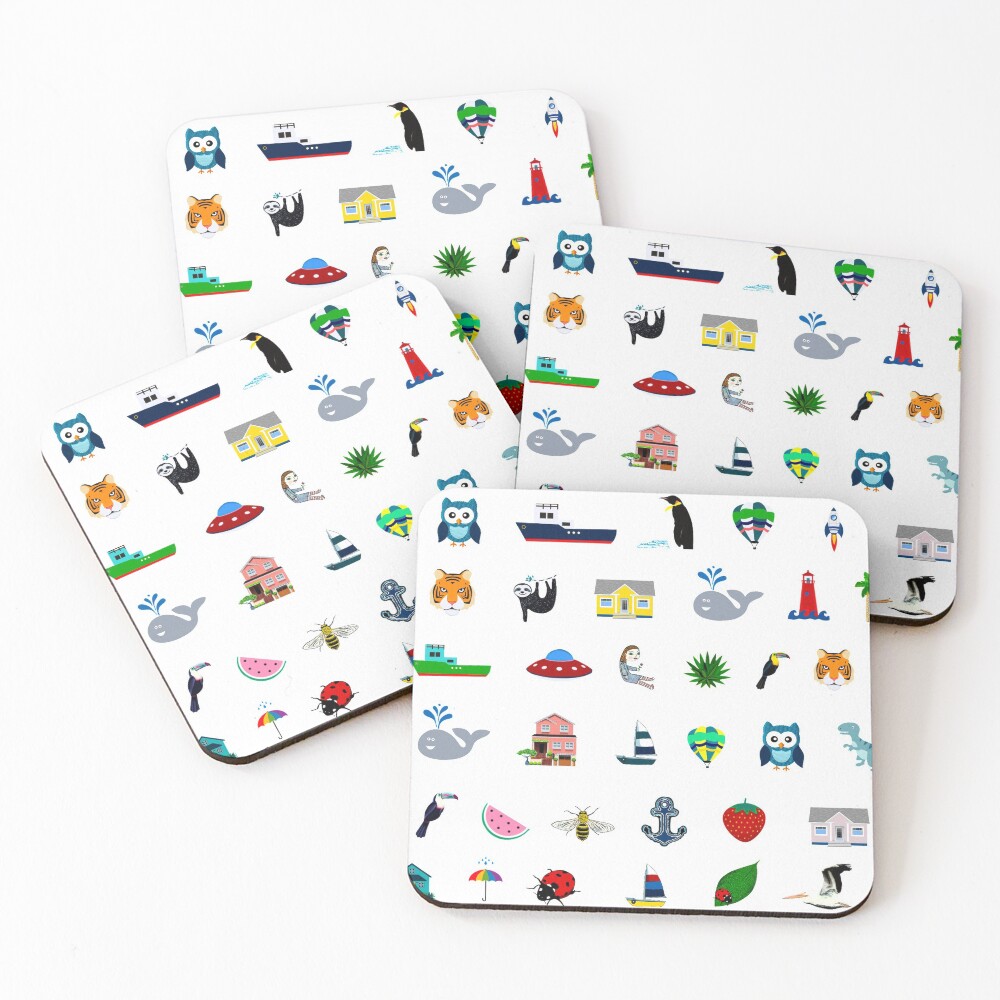 Item preview, Coasters (Set of 4) designed and sold by MarcSabuncu.