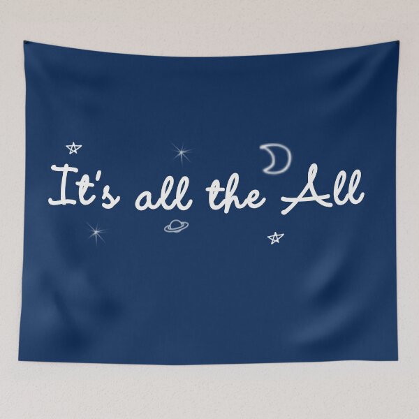 Item preview, Nova Quest Priestess Talara "It's all the All" quote blue/white designed and sold by misssallyb.