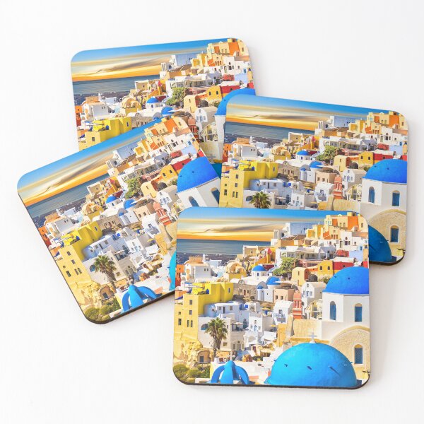 Item preview, Jigsaw Puzzle Oia Santorini Sunset in the Greek Aegean islands 1000 piece Adults designed and sold by StickerArtwork.