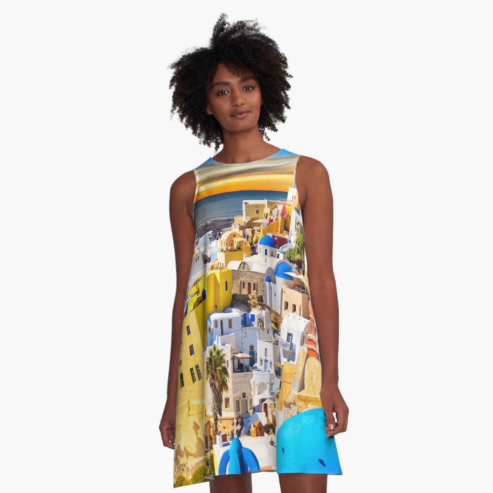 Item preview, A-Line Dress designed and sold by StickerArtwork.