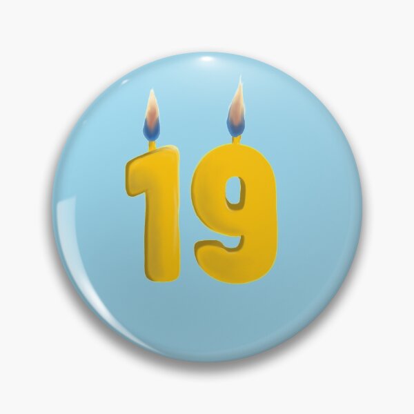 Item preview, 19 birthday candles designed and sold by RoCal.