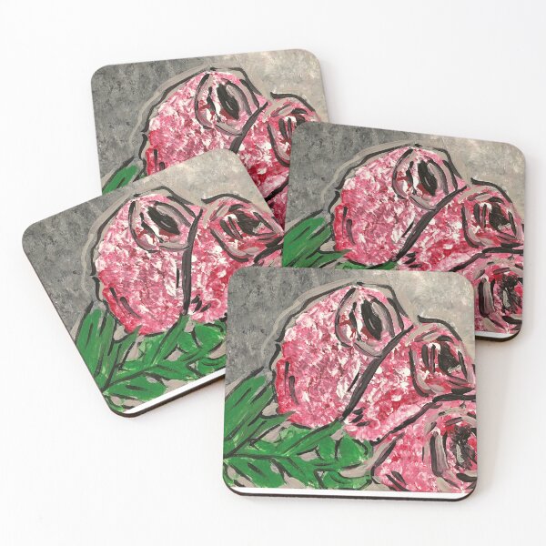 Item preview, Red Roses Original Acrylic Painting Artwork Art designed and sold by Paint2morrow.