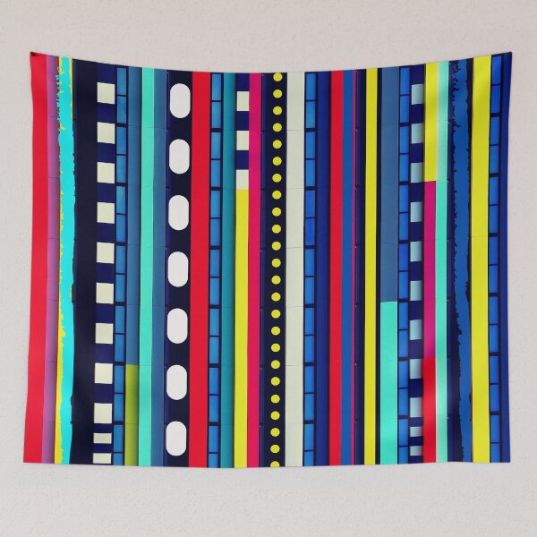 Item preview, Colorful Lines Duvet Cover designed and sold by Swooncake Press.