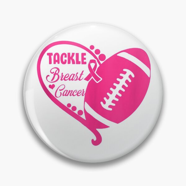 Item preview, Tackle breast cancer football pink ribbon heart love designed and sold by linhkaphung.