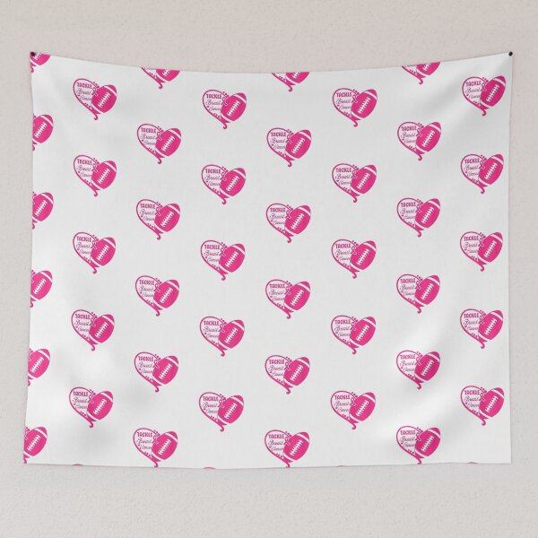 Item preview, Tackle breast cancer football pink ribbon heart love designed and sold by linhkaphung.