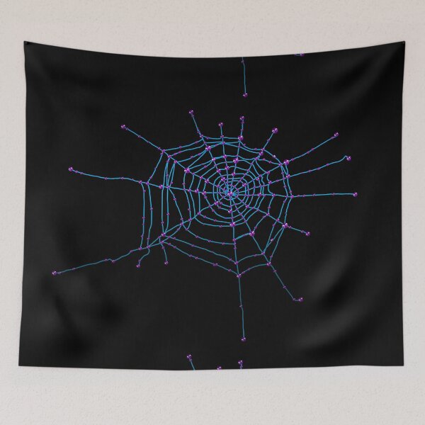 Item preview, Pastel Goth Spider Web Turquoise Aqua Blue - Halloween designed and sold by GlamourChick.