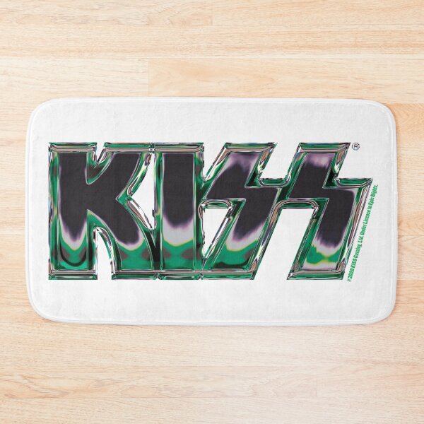 Item preview, KISS Green Chrome Logo designed and sold by crimsontreasure.