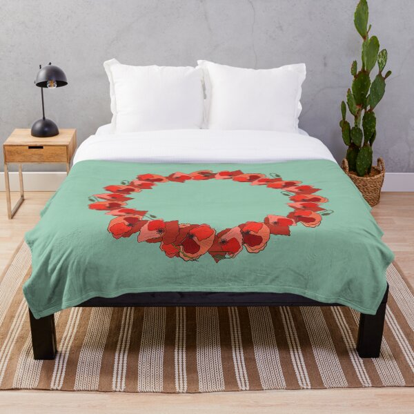 Item preview, Poppy flower wreath designed and sold by EngineerGoC.