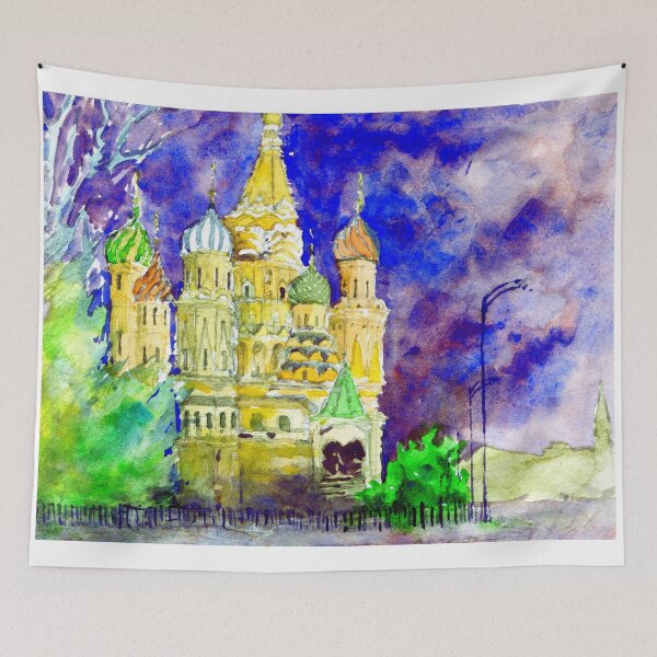 Item preview, Saint Basil's Cathedral - Moscow, Russia designed and sold by darrenyeoart.