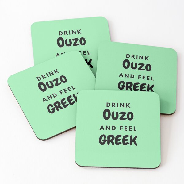 Item preview, Drink Ouzo and Feel Greek, Gifts, Apparel, Wall Art, Home Decor designed and sold by TheGreekGuy.