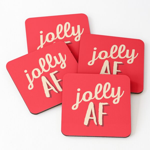 Item preview, Jolly AF, Jolly Christmas, Funny Christmas, Christmas Party designed and sold by sasigifts.