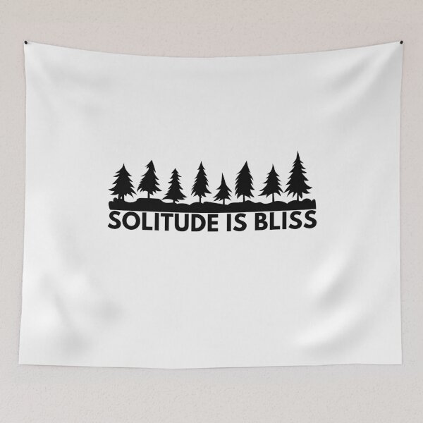 Item preview, Solitude Is Bliss designed and sold by Intuitive Engines Apparel Co..