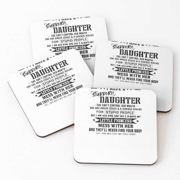 Item preview, I Am A Lucky Dad I Have Stubborn Daughter Father's Day designed and sold by Cecil-Blackwell.