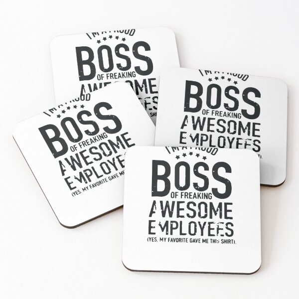Item preview, I Am A Proud Boss Of Freaking Awesome Employees designed and sold by Cecil-Blackwell.