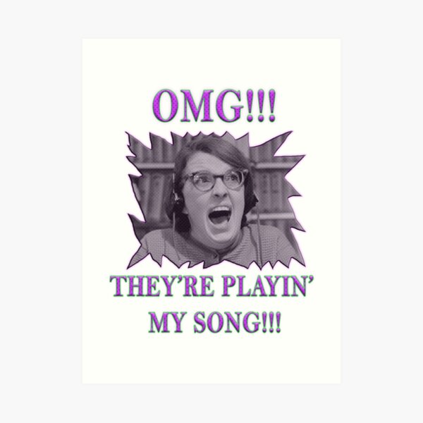 I Love This Song! Art Print