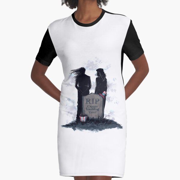 RIP Captain Graphic T-Shirt Dress