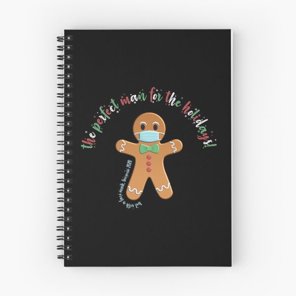 Item preview, Gingerbread Man - with mask on, because 2020 designed and sold by Happy Puppy Print On Demand.