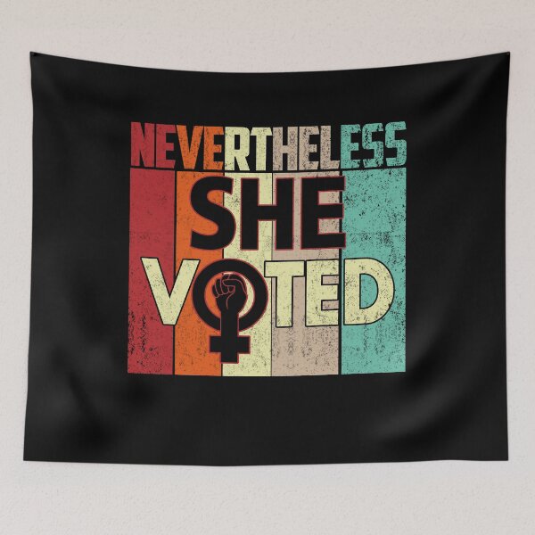 Item preview, Nevertheless She Voted Elect Women Vintage Gifts designed and sold by Simeon	 Dorelus.