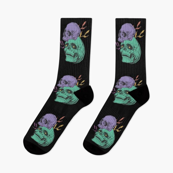 Item preview, Colorful scary skulls designed and sold by DerSenat.