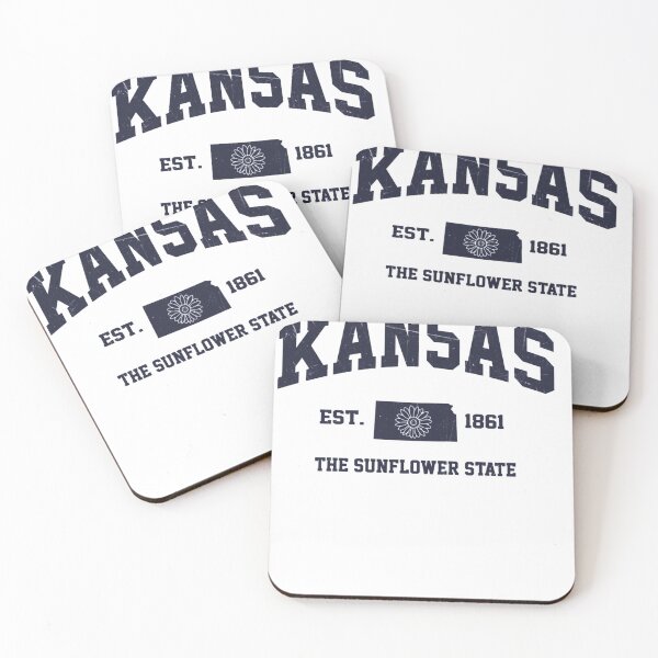 Item preview, Kansas KS USA vintage state Athletic Style designed and sold by Cecil-Blackwell.