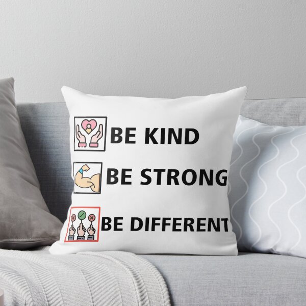 Item preview, Be kind be strong be different  designed and sold by Designhub14.