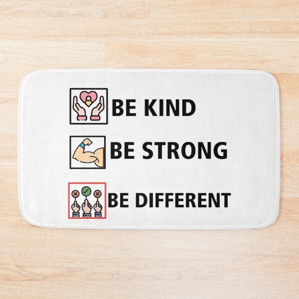 Item preview, Be kind be strong be different  designed and sold by Designhub14.