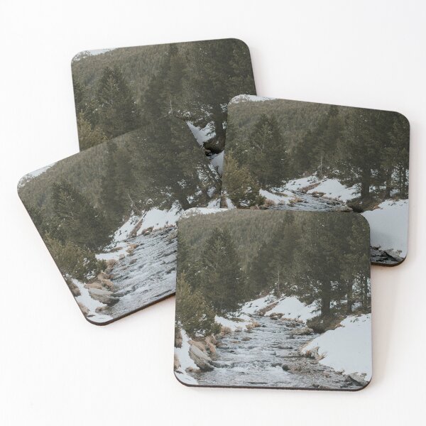 Item preview, Snowy Mountains Creek designed and sold by hellotwiggs.