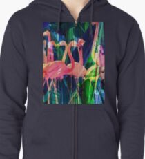 Flamingo-Tanz Kapuzenjacke