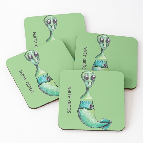 Item preview, SQUID ALIEN by FrankenDuo tutti frutti green designed and sold by FrankenDuo.