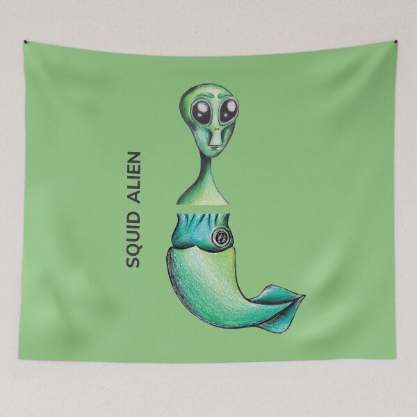 Item preview, SQUID ALIEN by FrankenDuo tutti frutti green designed and sold by FrankenDuo.