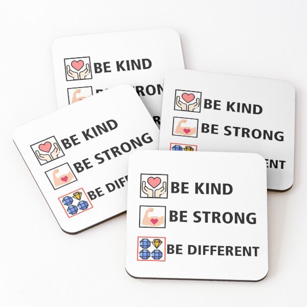 Item preview,  Be kind be strong be different  designed and sold by Designhub14.
